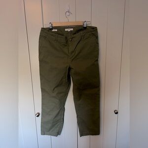 Loft slim Chino size 12 Olive Green
